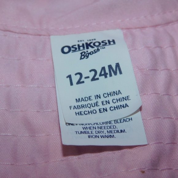 Oshkosh B'gosh Girls 12-24 Months Sun Hat - Picture 2 of 6